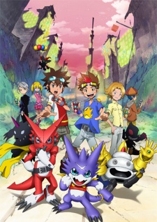 Digimon Xros Wars: Toki wo Kakeru Shounen Hunter-tachi poster